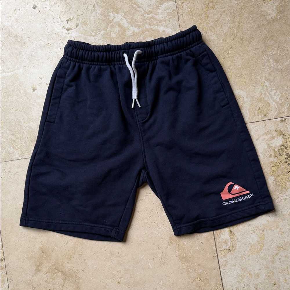 Quiksilver Kids Navy Shorts with Logo